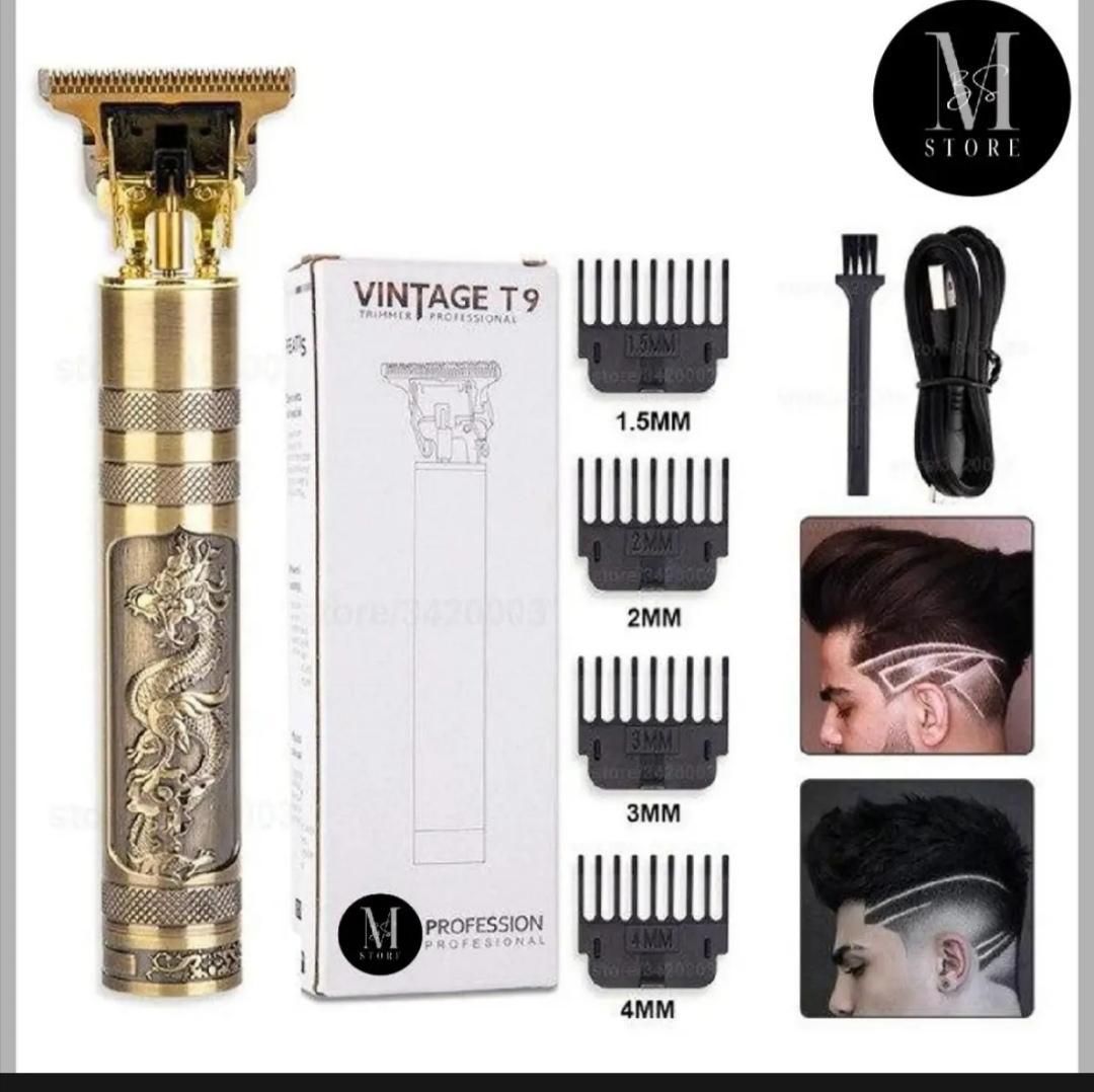 Men's Rechargeable Hair Trimmer with Pop-Up Trimmer - 3 Blades for Effortless Grooming