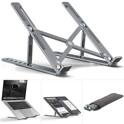 Metal Laptop Stand | Adjustable Foldable Laptop Stand |