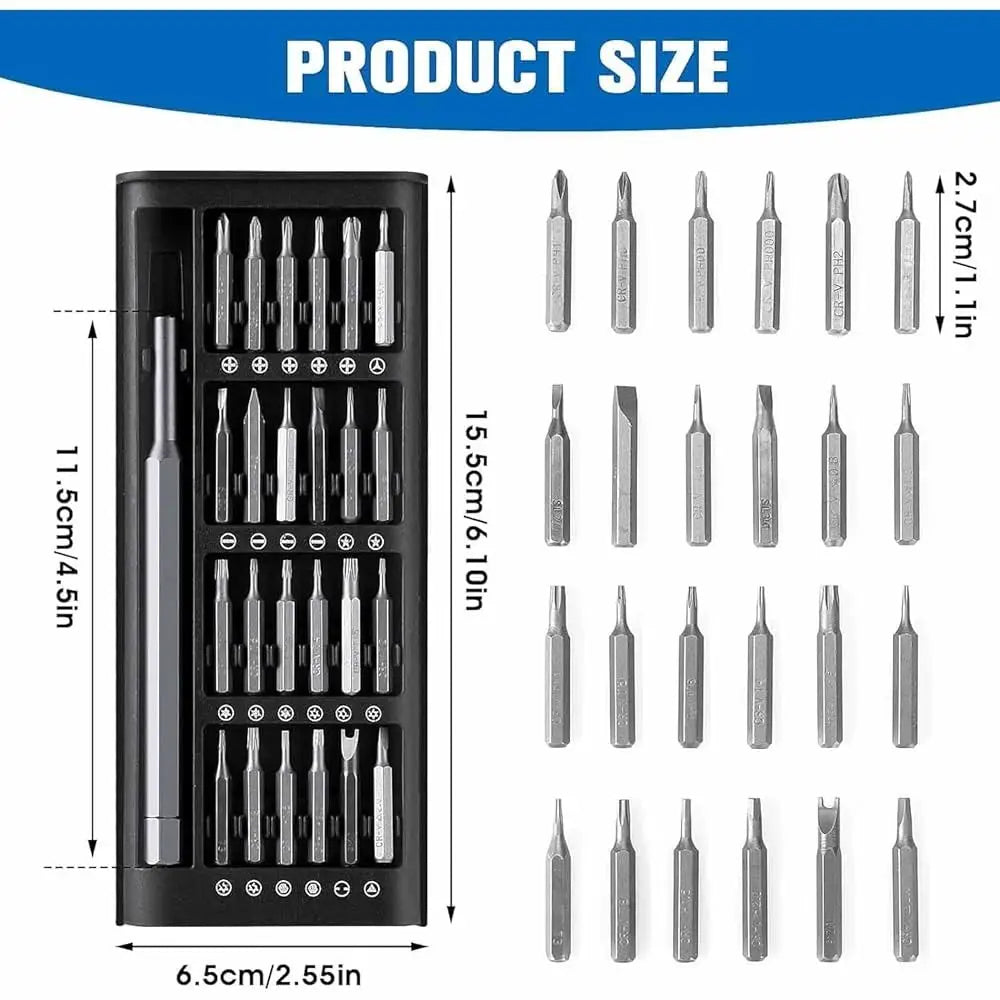 25 in 1 Magnetic Precision Screwdriver Set